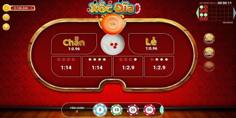 Luật chơi game xóc đĩa chuẩn xác cho anh em 